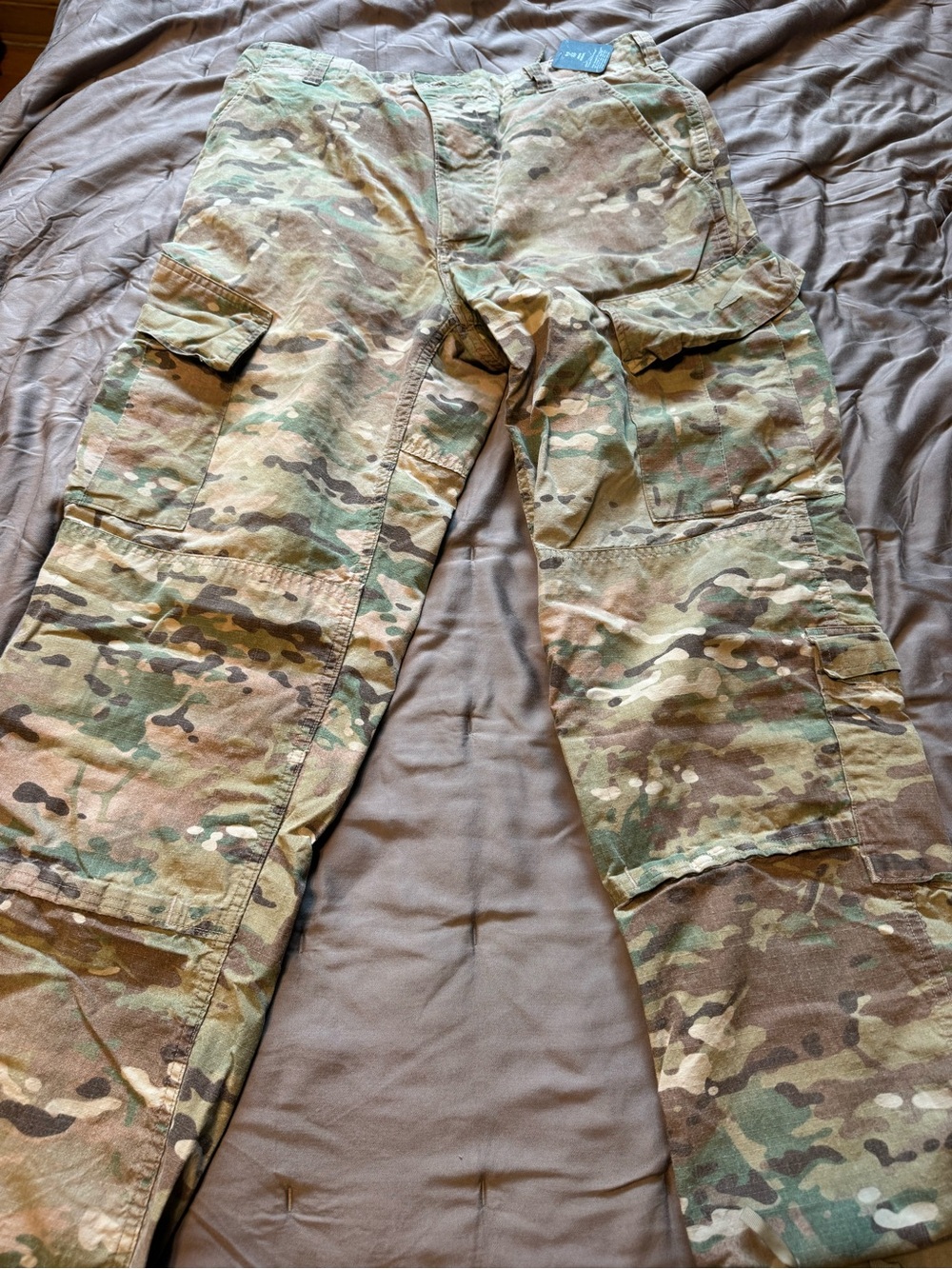 Urban Renewal Multicolor Camouflage Pants - Green/Brown/Tan